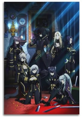 Zamgg Anime-Poster The Eminence in Shadow, Wandkunst, Dekoration, Leinwandposter und Drucke für Zimmer, ästhetisch, 30 x 45 cm, ungerahmter Stil