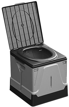 Toilettes de voyage pliables | Pot portable, capacité de charge de 181,4 kg, toilettes télescopiques pour adultes, randonnée, bateau, camping, plage