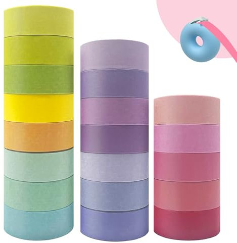 FZSECRIU 20 Rollen washi tape set，buntes klebeband，washi tape blumen，washitape，klebeband bunt，washi tape hochzeit