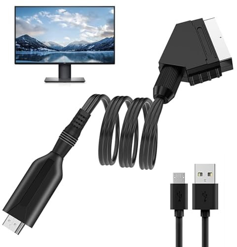 Cavo Tutto In Uno HDMI SCART Adattatore HDMI a SCART Convertitore Audio Video Hd Per Hdtv Stb Vhs Xbox Ps3 Sky Dvd Blu-Ray Ecc