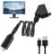 Câble HDMI vers Péritel Tout-en-Un Adaptateur Peritel HDMI avec USB Câble pour HDTV Stb VHS Xbox Ps3 Sky DVD Blu-Ray Etc