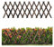 GIJMZY Clôture de Jardin en Métal Treillis Extensible en Bois for Jardin Treillis Extensibles en Aluminium riveté Chaque pièce s'étend jusqu'à 200 cm x 30 cm Support for Plantes grimpantes