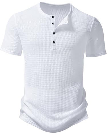 Generisch Herren Uni T-Shirt mit extra tiefem V-Ausschnitt Slimfit Stretch Dehnbare Passform einfarbiges Basic Shirt Tshirt Herren Outdoor Bushcraft Camping