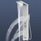 Stainless Steel Shower Panel,5 in 1 Function Column,Manually Controlled Thermostatic Shower Panel Column Tower with Waterfall Rainfall Shower, Massage Jets, Hand Shower, Tub Spout