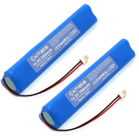 2X Exmate NI-MH 10.8 V 3500mAh Ersatz Akku für Velux Roller Shutter 946930 846933 946933 mit Kabel und Stecker Ersatzbatterie für SSL-Solar-Rollläden, Velux-Rollladenantrieb, Solar-Rollläden