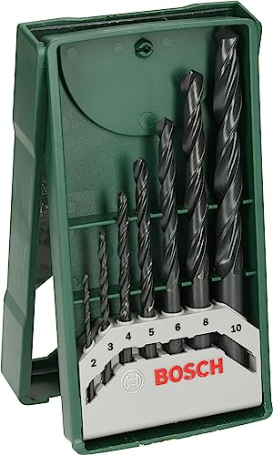 Bosch 7tlg. Mini-X-Line Metallbohrer-Set (Zubehör für Bohrmaschinen)