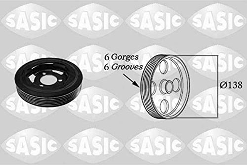 Sasic 2156025 Puleggia di motore