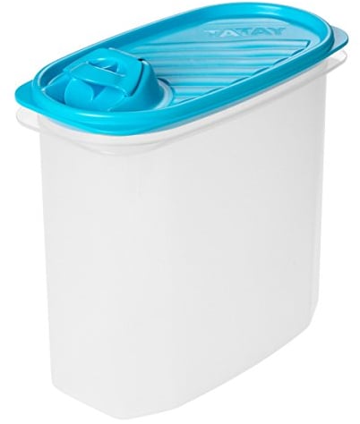 TATAY BoÎte à Soupe, Capacité 2L, sans BPA, Passe au Lave-vaisselle et au Micro-ondes, Bleu, 1 unité. Dimensions 18,4 x 9,7 x 19 cm