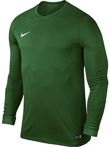Nike LS Park VI Jsy – Long-Sleeved Shirt, Pine Green / White, Small