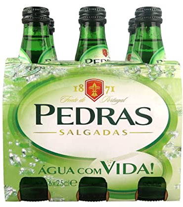 Pack de 6 Bouteilles Agua das Pedras Eau 100% Naturelle 25 cl