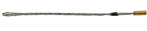Anguila Kabelziehstrumpf ⌀6mm Kabel 9-15mm Last 100kg M5 | Stahlgeflecht-Ziehstrumpf greift das Kabel schonend über die gesamte Länge; Traglast bis 100 kg.
