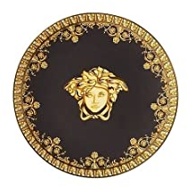 VERSACE PIATTO 10 cm I LOVE BAROQUE NERO