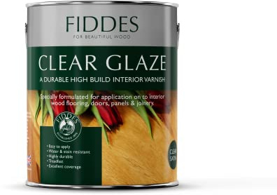 Fiddes Satin Finish Clear Glaze Varnish 2.5 Litre