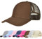 UMIPUBO Mesh Baseball Cap für Damen Basecap Outdoor Sport Mütze Lässig Baseballkappe Nettokappe Schachtelhalm Baseballmütze (Braun)