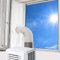 Vegena Fensterabdichtung Für Mobile Klimageräte, Klimaanlage, Abluft-Wäschetrockner, Trockner, Bautrockner, Ablufttrockner, Luftentfeuchter, Hot Air Stop Für Fenster, Kippfenster, Dachfenster, 400cm