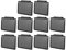 Clip auf Dem Warenkorb Behälter Label: 10 Stücke Küche Pantrykorb Etikett Clip Zeichen Tafel Etiketten Hängende Bin Clips Für Organisation Stoff Bin Korb Box