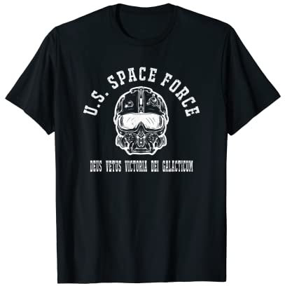 Fuerza Espacial de EE.UU. USSF Deus Vetus Victoria Dei Galacticum Camiseta