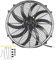 Ventilateur de Radiateur, Ventilateur électrique de Climatiseur de Voiture 16 Pouces 10 Lames Remplacement de Modification Push Pull pour Camions RVs DC 12V