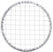 sourcing map 5pcs Round BBQ Grill Net 5.5 Dia Galvanized Iron Barbecue Mesh Mat for Baking Smoking Charcoal Grilling Roasting