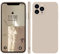WXX for iPhone 11 Pro Max Case Silicone Camera Protection Ultra Slim Case for iPhone 11 Pro Max Cover Rubber Lightweight Anti-Scratch Phone Case Compatible for iPhone 11 Pro Max 6.5-inch Beige