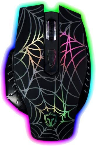 Battletron Gaming Maus Optische USB Gamer Mouse Beleuchtet 6 Tasten PC Computer