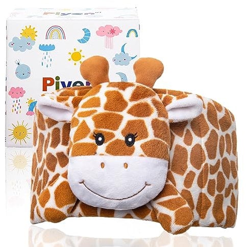 Piyen Newborns Heat Pads, Baby Upset Stomach Relief,Heating Tummy Wrap for Colic, Gas, Upset Stomach Infants Relief Baby hot Pack Colic Anti Flatulence (Giraffe)
