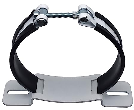 (6.5-6.9 IN) Welding Gas Bottle Bracket - Argon, Propane, Oxygen Tank Mount - Round Tank Trolley Bracket Wall Clamp