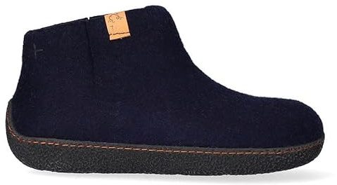 Tofvel Rabara Wollfilz-Pantoffel Navy Blue (EU Schuhgrößensystem, Erwachsene, Numerisch, M, 38)