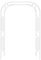 Sturdy Garden Arch Arbor Lattice, 120x240cm 240x240cm 320x240cm, Metal Rose Archway Trellis, Outdoor Wedding Arbour Pergola Support Stand For Climbing Plant, Anniversaries, Swing Stand (Color : White