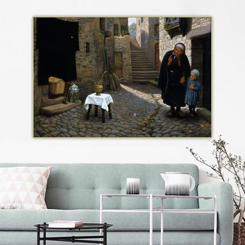 5D-Diamant-Malerei-Set für Erwachsene und Kinder, Arthur Hughes verstorbener Nachbarn, DIY-Diamantmalerei