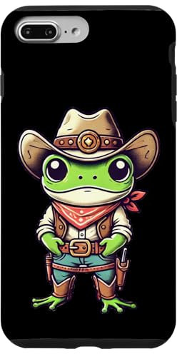 iPhone 7 Plus/8 Plus Cute Cowboy Frog Case