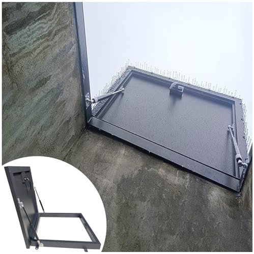 Schachtabdeckung Schacht/Attika-Ausgang Abdeckung 200 190 180 180 170 160 150 140 130 130 120 110 100 100 90 80 70 70 60 50 cm L, Dachzugangsklappe Abdeckung Der Inspektionsöffnung(LXW-200x40cm/78.7x1
