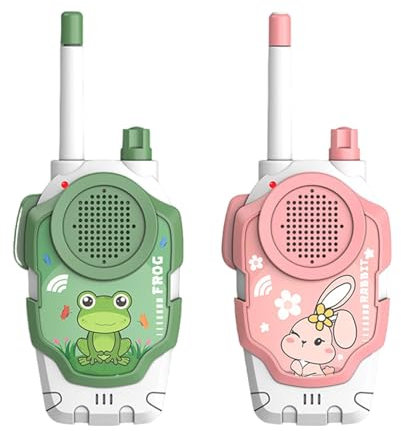 Walkie Talkies para niños: Juguetes de Radio para niños, Juguetes de comunicación inalámbrica de Largo Alcance | Favores de Fiesta para Juegos al Aire Libre, Sonido Claro para niños y niñas, Camping