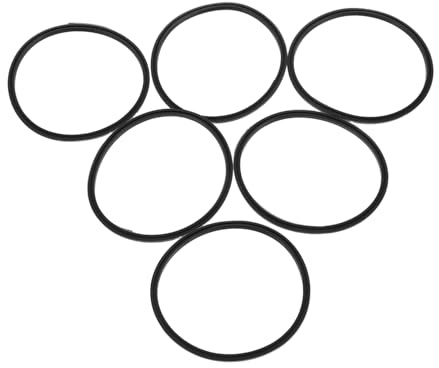 HOLIDYOYO 6pcs Silicone Gasket Replacement for Water Bottles Flexible Leakproof Seal for Travel Mugs Compatible with Contigo Cup Lids Silicone Gaskets Prevent Spills Easy to Clean