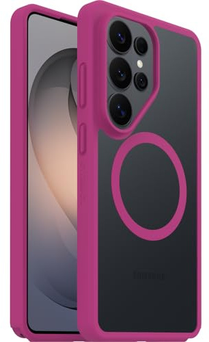 OtterBox React Magneten Hülle für Samsung Galaxy S26 Ultra,Transparent/Rosa | Stoßfest, sturzsicher, ultraschlank, Schützende Hülle, Getestet nach Militärstandard