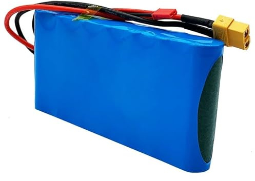 Batterie au lithium 24 V 4000 mAh, avec chargeur, adaptateur secteur et câble de connexion, pour ruban LED 24 V, panneau solaire, lampe de lecture DIY, bateau jouet 24V 4000MAh,XT60+JST