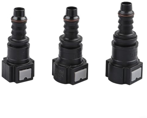 ZUZZEE Diesel Petrol Fuel Line Quick Connector Repair Kit 24PCS 7.89mm 9mm 9.89mm Easy Install Snap Fit ABS for Car and Truck Maintenance