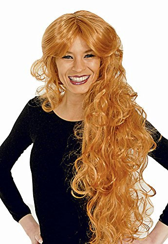 Das Kostümland Langhaar-Locken-Perücke irisch-rot Einheitsgröße
