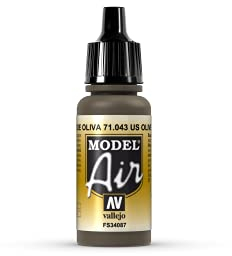 Vallejo Model Air Acrylfarbe, 17 ml Braunoliv