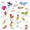 RoomMates RM - DISNEY Feen Wandtattoo, PVC, bunt, 29 x 13 x 2.5 cm