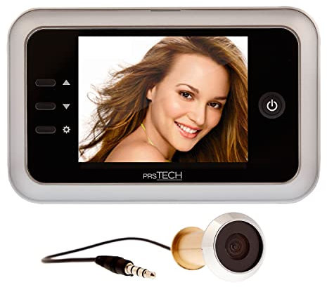 prsTECH® DoorCAM DC1 spioncino digitale elettronico per porta, telecamera, registrazione