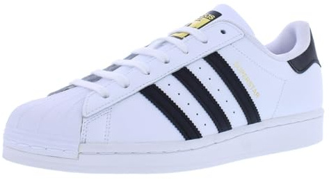 adidas Originals Men's Superstar Sneaker, White/Black/White, 8