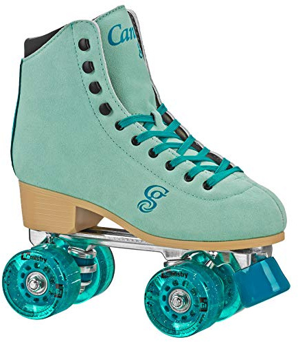 Candi GRL Carlin Quad Roller Skates Green/Blue Size 08
