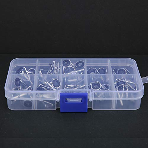 Zouminyy SIC Magnetic Ring Angelzubehör-Kit, Line Out Smooth Automatic Abwickeln See Angelrutenführungen, für Seeruten Süßwasserruten