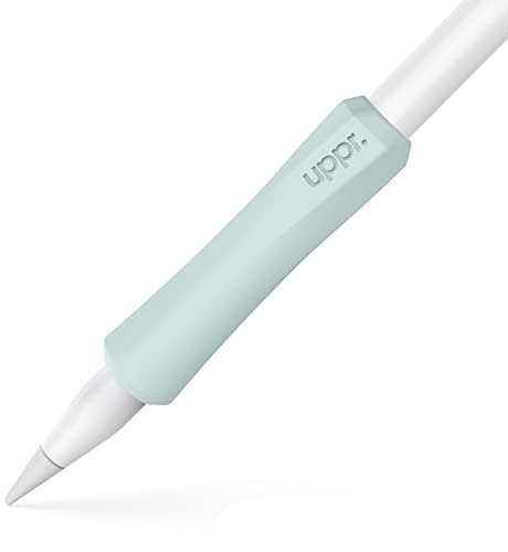UPPERCASE NimbleGrip - Supporto ergonomico in silicone di alta qualità, compatibile con Apple Pencil e Apple Pencil 2 (1 confezione, salvia)