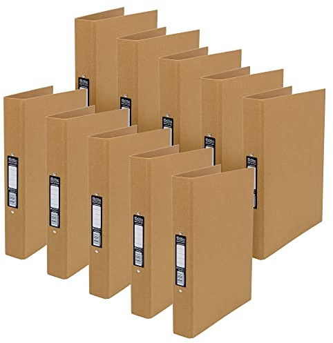Pukka Recycled Kraft A4 2 Ring Ringbinder (Pack 10) RF-9485