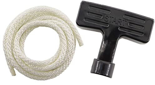 MCHNIC Seilzugstarter Griff & Seil für Honda GX160 GX200 GX120 GX110 Motor Rasentrimmer Motorsense Freischneider Ersatzt 28461-ZH8-013