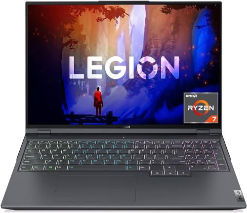 Lenovo Legion 5 Pro Gaming Portable, écran 16 2,5 K IP5 500 nits 165 Hz, AMD Ryzen 7 6800H, RAM 2 x 8 Go, 1 to SSD, NVIDIA GeForce RTX 3060 6 Go GDDR6, Windows 11, Clavier rétroéclairé, Storm Grey