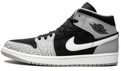 Nike Herren Air Jordan 1 Mid Se Schuhe Dm1200, Black/University Rot-Weiß, 40 EU