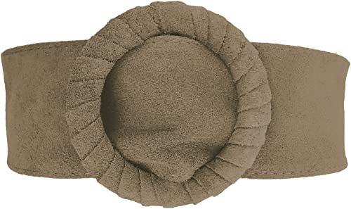FISH IN THE SEA - Boho - Dark Taupe - Wildleder - Gürtel - Taillen - Hüftgürtel
